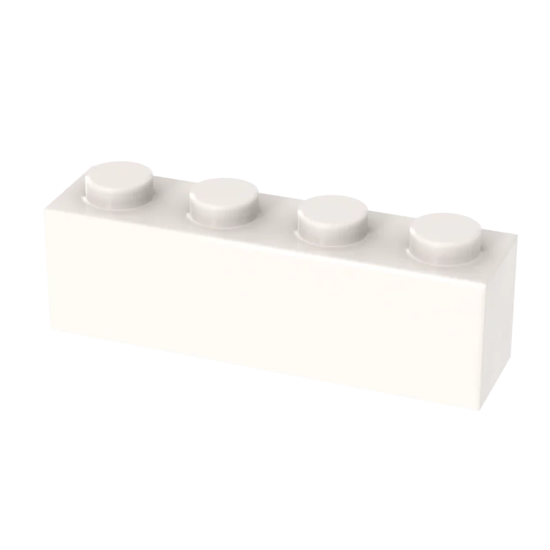 [FunBrick] 20/30/50PCS DIY 1x4 도트 블록 두꺼운 피규어 브릭 창의적인 크기 1*4 도트 3010 장난감과 호환 가능