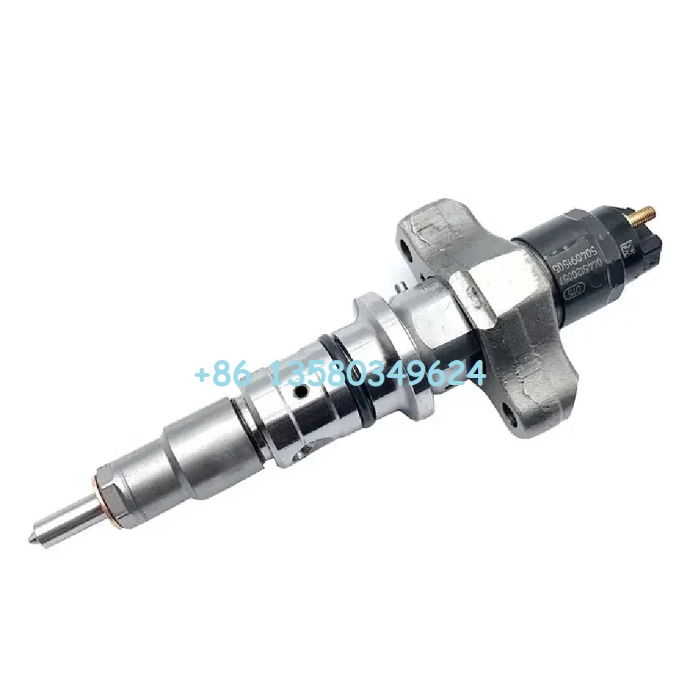 

0445120075 Excavator Diesel Common Rail Injector 2855135 504128307