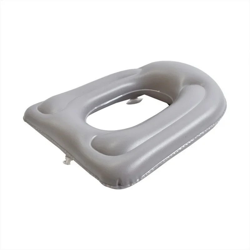 내구성 있는 PVC 풍선 변기 쿠션, 압력 방지 욕창 방지 시트 쿠션, 풍선 흡착 컵 변기 케어 쿠션