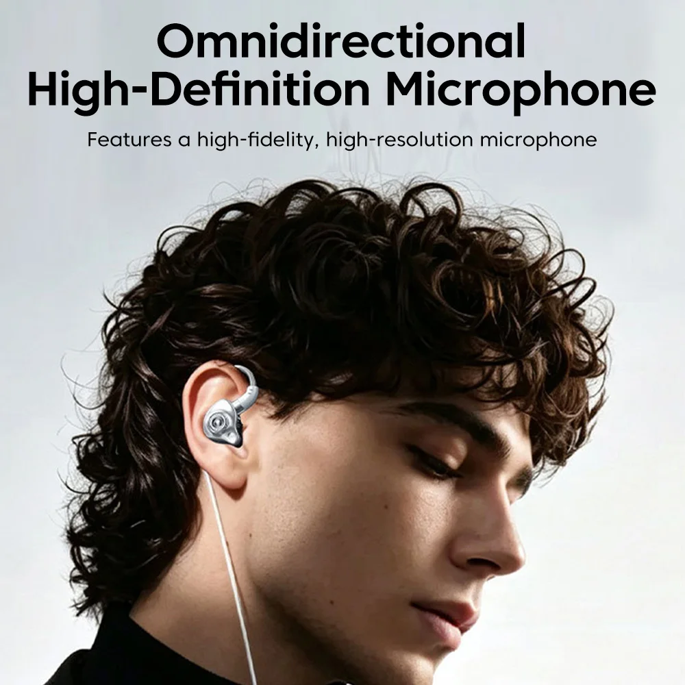 High-Fidelity Wired Earbuds with Mic & Volume Control - Premium Stereo Sound and Deep Bass