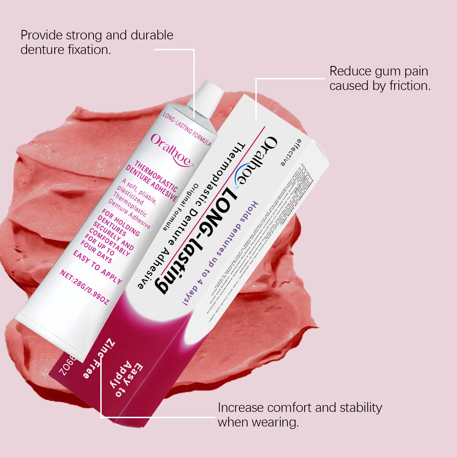 Denture Fixing Adhesive Missing Broken Solid Glue Resin Filling Granules Moldable Teeth Temporary Tooth Repair Adhesive denture adhesive
