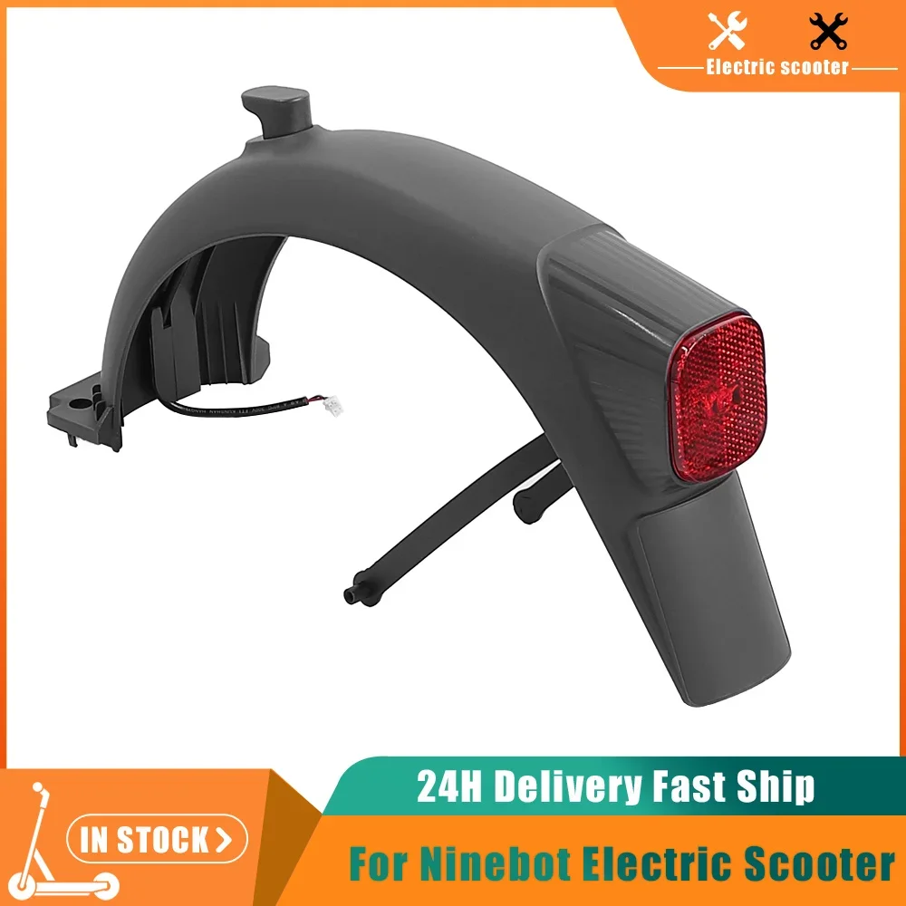 Original Rear Fender With Support Taillight for Segway Ninebot E2 PRO Electric Scooter Rear Mudguard Set Parts