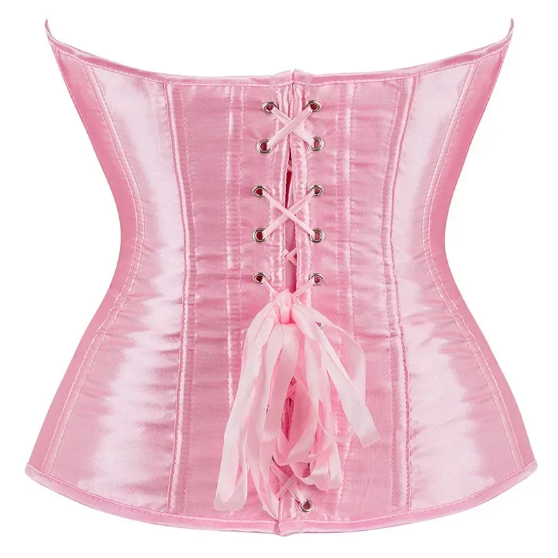 Korsetts Bustiers für Frauen Sexy Vollbrustkorsett Top Mieder Plus Size Corsetto Korsett Weiß Schwarz – Detail 4