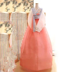 Women Hanbok Bridal Wedding Dress Hanbok Exquisite Fabric Korean Traditional Hanbok Tailor-made Custom Size