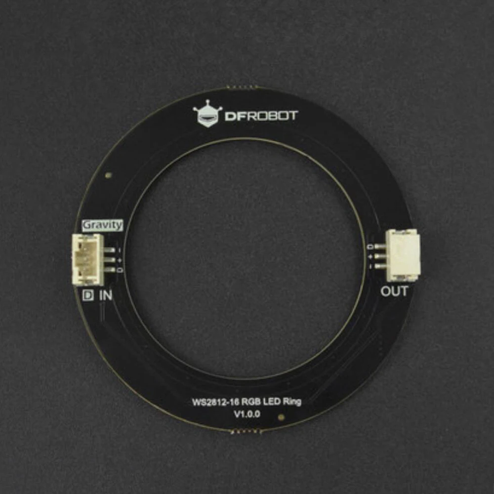 DFRobot  ܰ WS2812 Ǯ ÷ RGB LED   ĳ̵  Mind + MakeCode Arduino for STEM Education