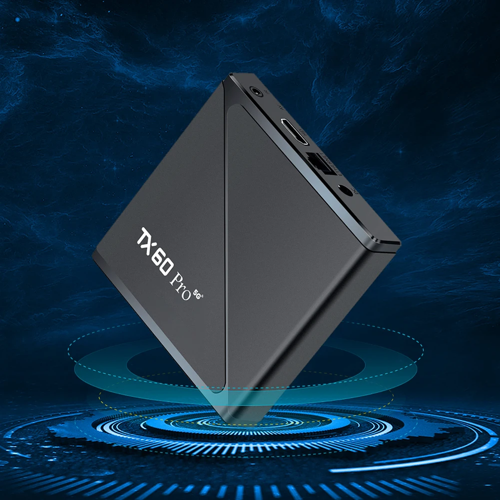 Android 16 Smart TV Box Allwinner H313 Quad Core 2.4G&5G Dual WiFi6 14K Set Top TV Box Digital Voice Remote 16G 256G