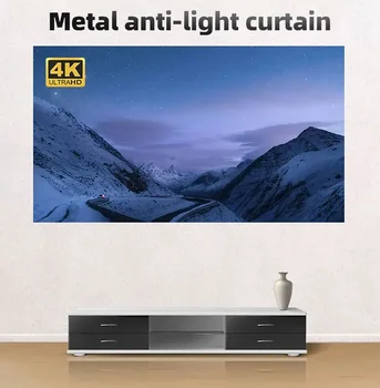 Schermo per proiettore portatile 16:9 Schermi di proiezione pieghevoli Home Cinema House Indoor Outdoor Theater 4K HD 1080P Anti luce piatta