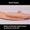 Single 1 Ply Walnut Table Tennis Blade 6/7/8mm Solid Wood Ping Pong Racket DIY Accessories 3