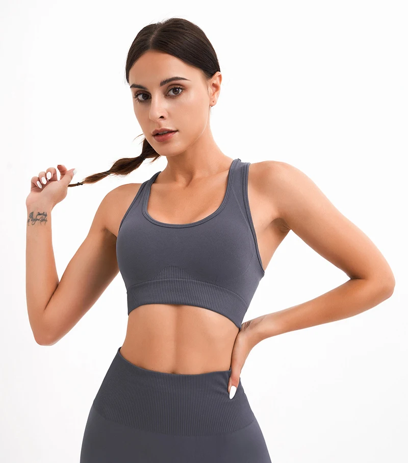 Women's Padded Sports Bra Tank Top – Comfort & Style