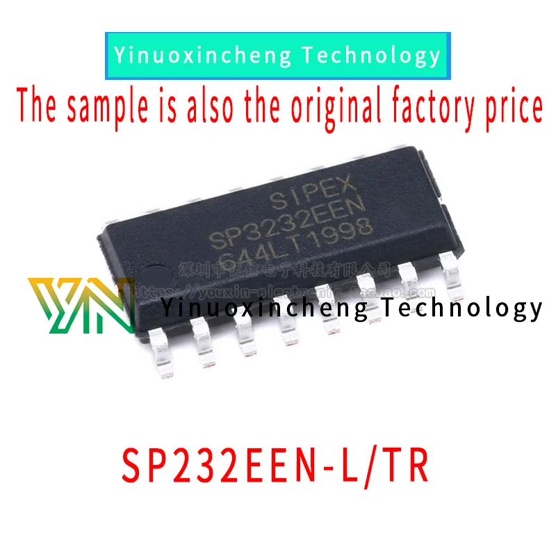 

10PCS/LOT Original genuine SMD SP3232EEN-L/TR SOIC-16 RS232 transceiver IC chip