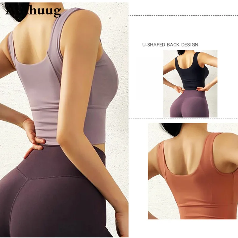 Aiithuug Zip Front Zipper Longline Sports Bras for Women Padded Crop Tank  Top Support Fitness Yoga Workout Shirts Running Bras - AliExpress