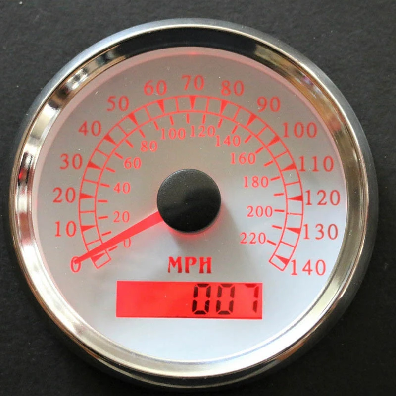 GPS 속도계 오토바이 변환 계기, 속도 계기 레벨 계량기, 140MPH