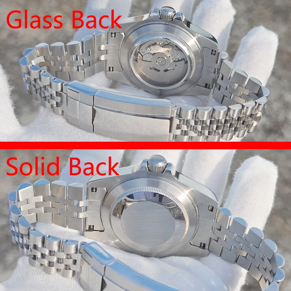 POUR ETA VALJOUX 7750 BOITIER EN ACIER DAYTONA 37MM ETANCHE 10 ATM