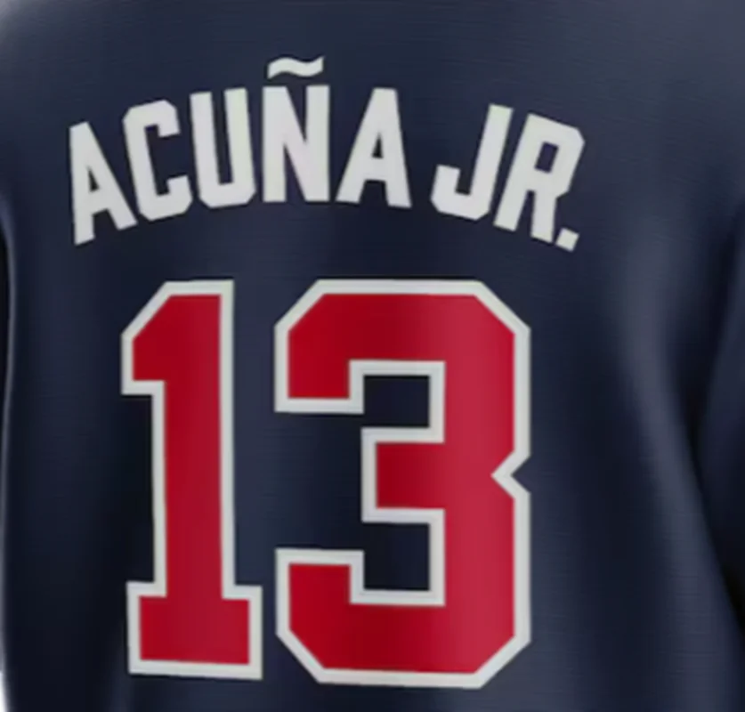 Camisetas de béisbol de la famosa marca Atlanta con bordados para hombres, mujeres y jóvenes, personalizadas #1 ALBIES #3MURPHY #13 ACUNAJR #27 RILEY OLAON