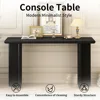 Modern console table, U-leg, 59.1 ", sofa table, narrow entrance table in hallway, Behind sofa, living room, foyer 6