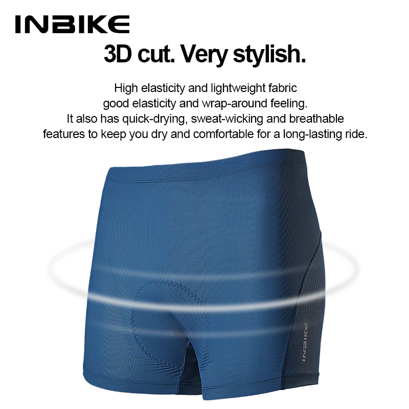 INBIKE Summer Men's Cycling Underwear Padded Bicycle Shorts Road Bike Shorts Briefs for Men Sponge Silicone Mats Biking Clothing cycling underwear,cycling shorts,cycling bib shorts