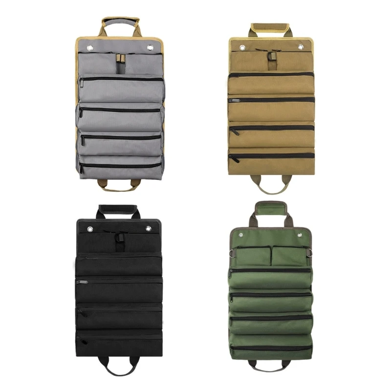 

Roll Up Tool Bag Wrench Screwdriver Carrying Bucket Storage Case Dropship