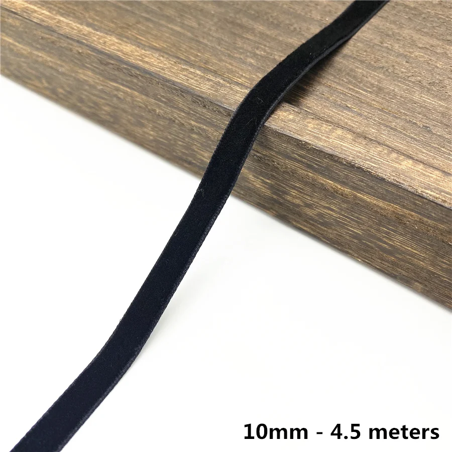 6–38 mm schwarzes Samtband, Weihnachtsband, Schmuck-Display, Verpackung, Blumen-Geschenkverpackung, Schleife, DIY-Party-Dekoration – Detail 7