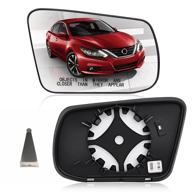 A-Premium Driver Side Power Door Mirror - Compatible With Nissan Altima 2013-2018 - Non-Heated Manual Folding Black Outside Rear View Mirror W/Turn Signal - Replace# 963023TH2A - Foto 5