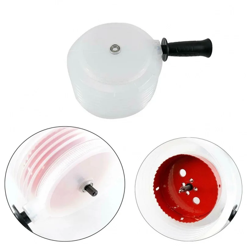 

155mm/180mm Electric Drill Dust Cover Bowl for Electric Rotary Drilling Accessory with Handle Impact Hammer Drill Dust Collector