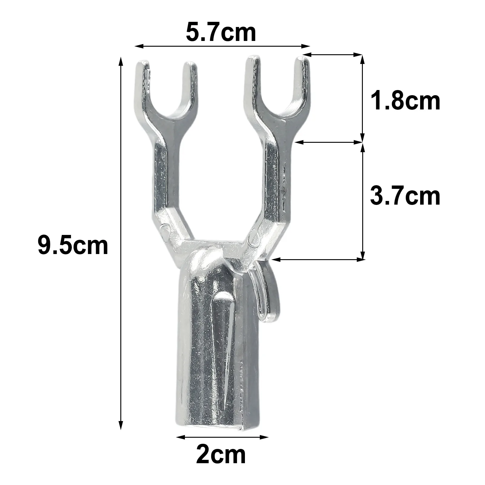 Branch Supports 8pcs Branch Crutch Aluminium Alloy Fruit Tree Bracket 10X6X1.9cm for Modeling Securing Plant Care Parts plastic plant supports plant stem support plant support racks metal plant stand