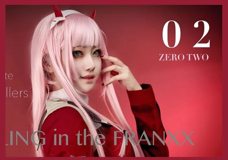 DARLING in the FRANXX Zero Two Red Uniform Cosplay Costume