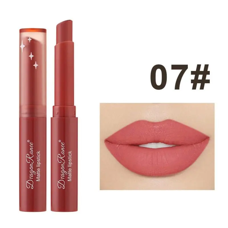 HOT SALE Nude Matte Lipstick Waterproof Long Lasting Lip Stick Not Fading Sexy Red Velvet Lipstick Makeup Cosmetic Batom Beauty