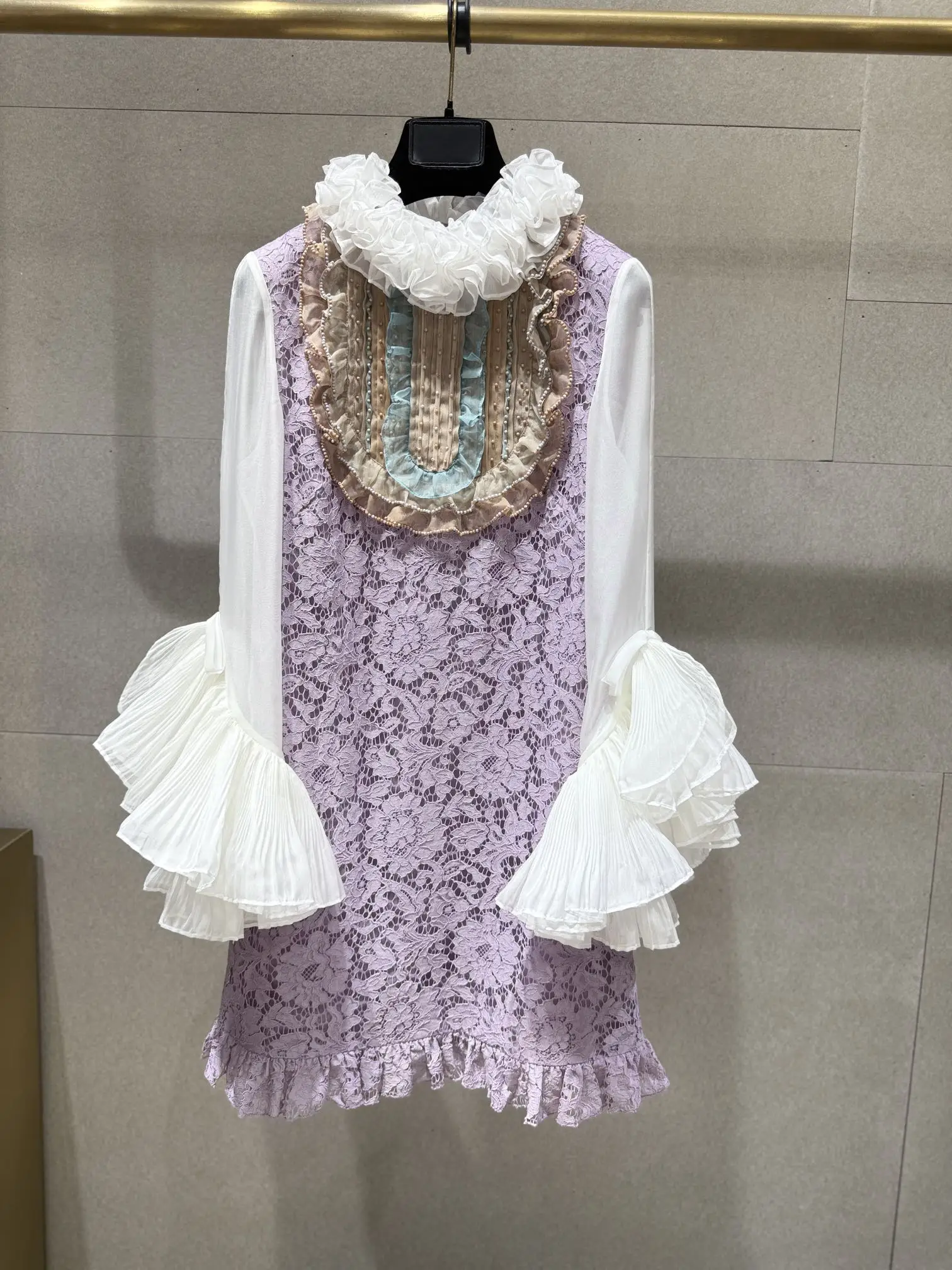 Fashion Women Luxury lace Party Evening One Piece Dress Top Quality Women Formal Elegant Noble Dress