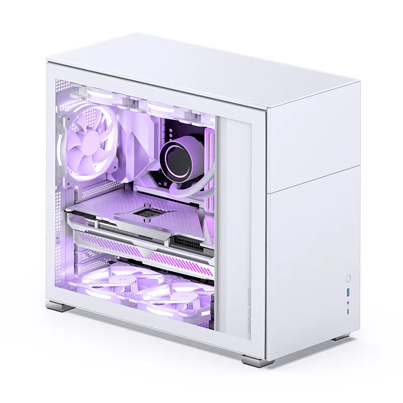 JONSBO Pinecone D41 MESH secondary screen version white ATX case 