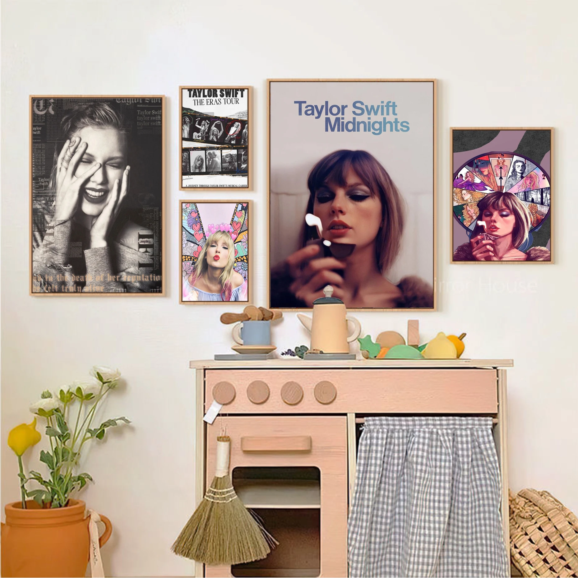 Taylor-Swift The Eras Tour Nuovo Album Poster Poster Vintage Classici Hd Quality Wall Art Poster Retrò Per La Decorazione Della Parete Della Stanza Di