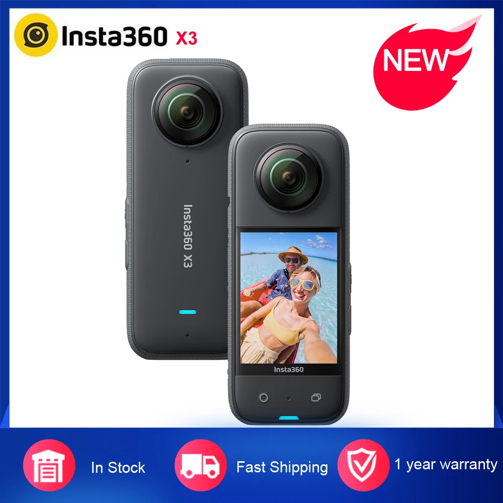 Insta360 ONE X2 um x2 esporte câmera de ação panorâmica insta 360 one x2  5.7k vídeo 10m à prova dwaterproof água flowstate estabilização 1630mah  câmera