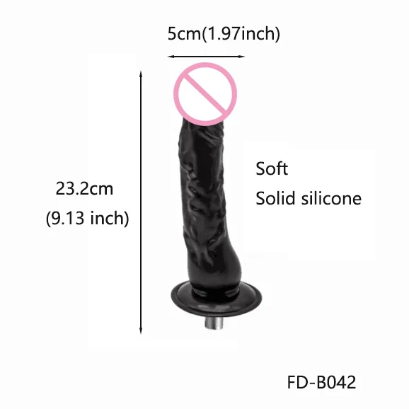 Sex Toy Lifelike Dildo Attachment for Sex Machine with 3 XLR Connector for Women Masturbation