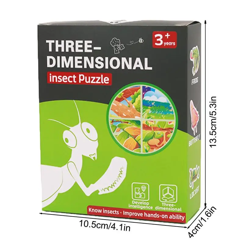 Рисунок 6 - Деревянная 3D головоломка в виде насекомых
