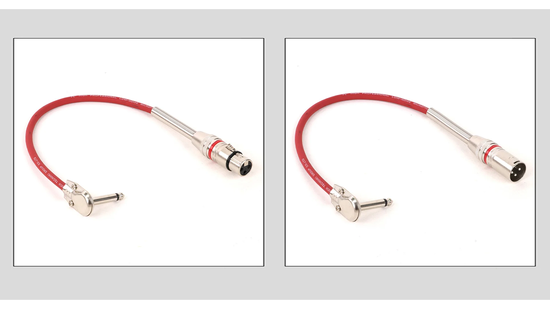 0,3 M-15M Spezialität mehrere Farben hochwertige 6,35mm Zoll ts männliche Buchse an 3-poliges xlr weibliches/männliches Audio kabel für Gitarre – Detail 5
