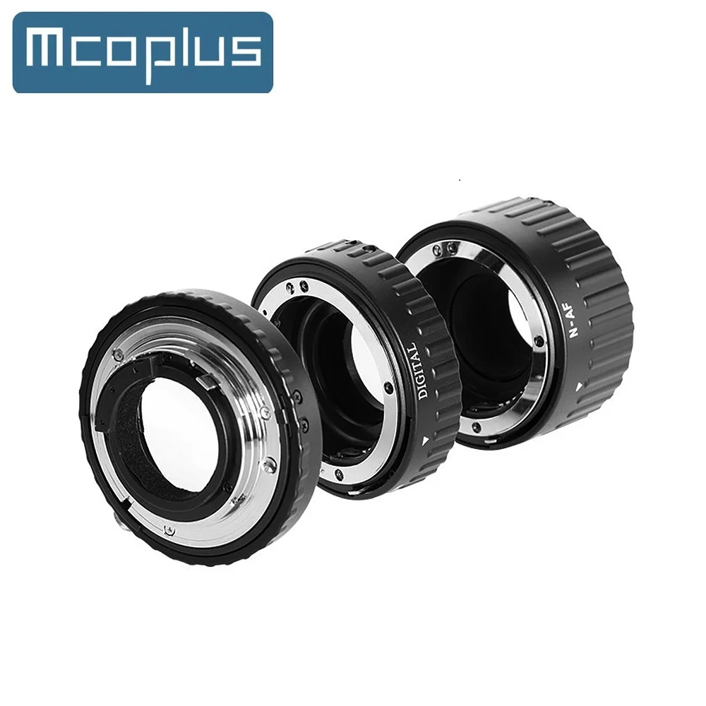 Mcoplus Metal Auto Focus Macro Extensão Anel Tubo para Nikon f Mount D5600 D5300 D5200 D5100 D5000 D3100 D3000 D800 D600 D300s