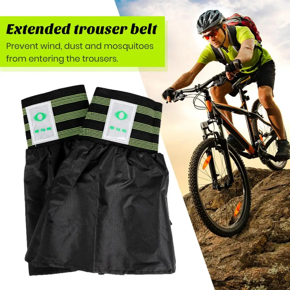 Bike Leg Straps Elastic Leg Straps Reflective Cycling Set Elastic Band Ankle for Biking for Backpack Cyclists