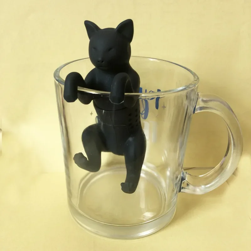 Tea Infuser Filter Strainer Reusable Cat Creative