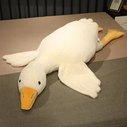 Giant Kawaii Brown Duck Plush Toy - Soft Hugging Pillow and Adorable Party Gift - 190cm (White)