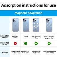 Magnetic Car Phone Holder for Tesla Model 3/Y/X/S Car Display Screen Side 360 Degree Rotation Car Mount for iPhone 12 13 14 15 6