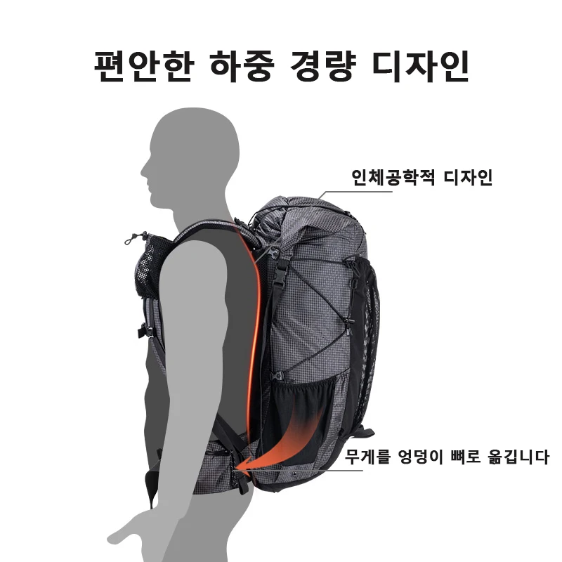Naturehike 60+5L 캠핑 백팩 - 빈틈없이 설계된 프리미엄 등산 및 여행 필수품