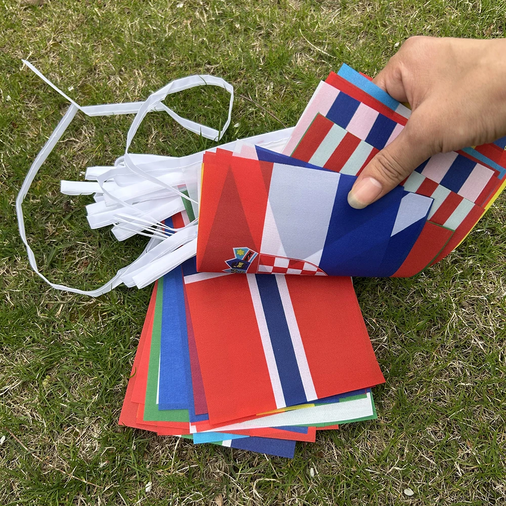 2026 Football Cup Flag 14x21cm Small World Flag Hanging Flag Bar Store Supermarket Cup banner for decoration - Image 6