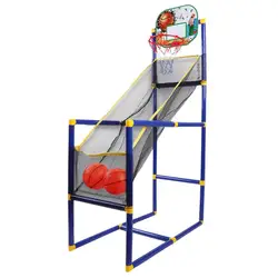 Indoor Basketball Shooting Machine Portable Kids Arcade Basketball Game Set Sports Playset Basketball Training Toy For Children