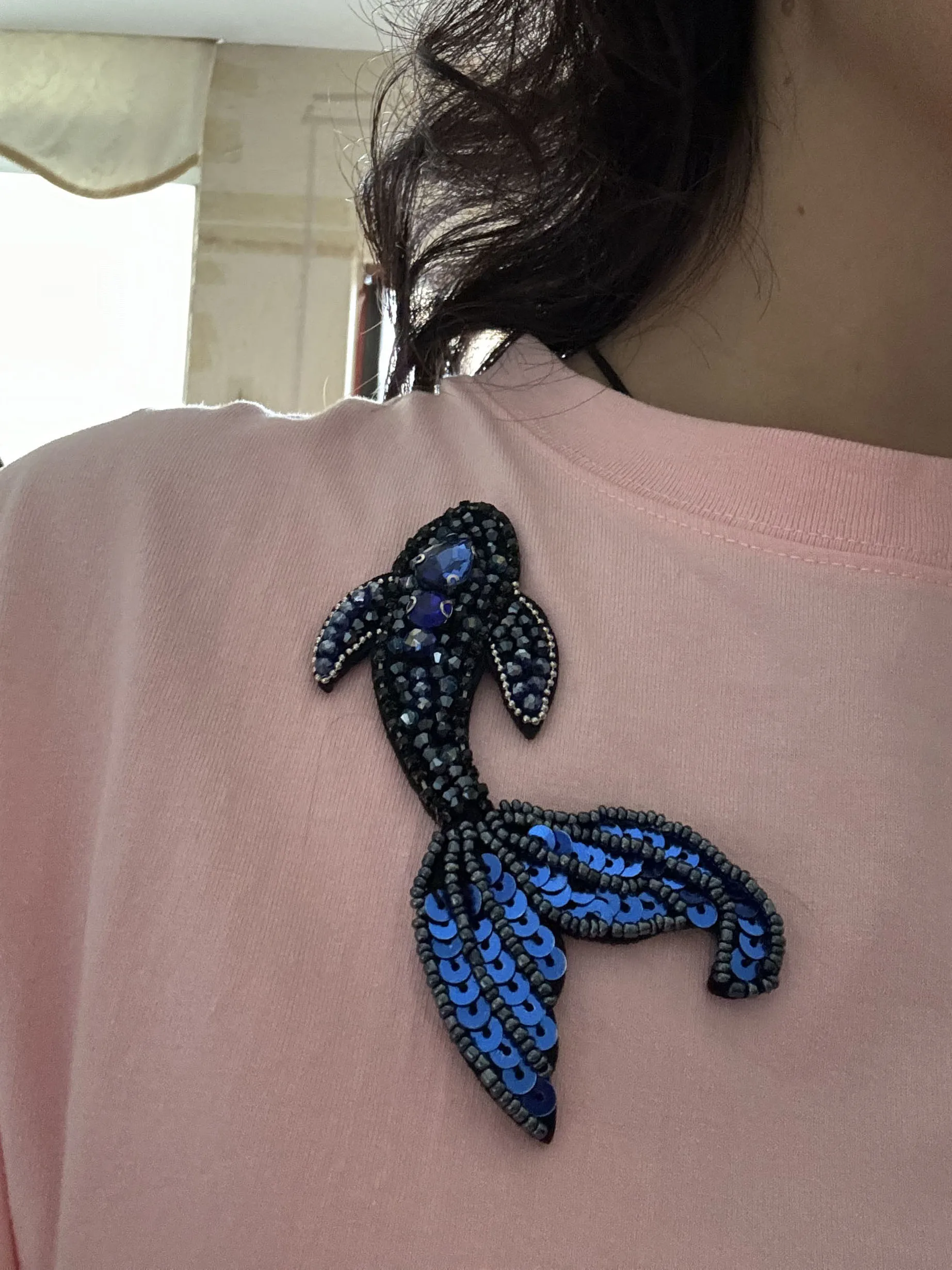 NBEADS 24 Patch Termoadesive A Tema Marino: Squalo, Pesce, Aragosta, Cavalluccio Per Jeans E T-Shirt