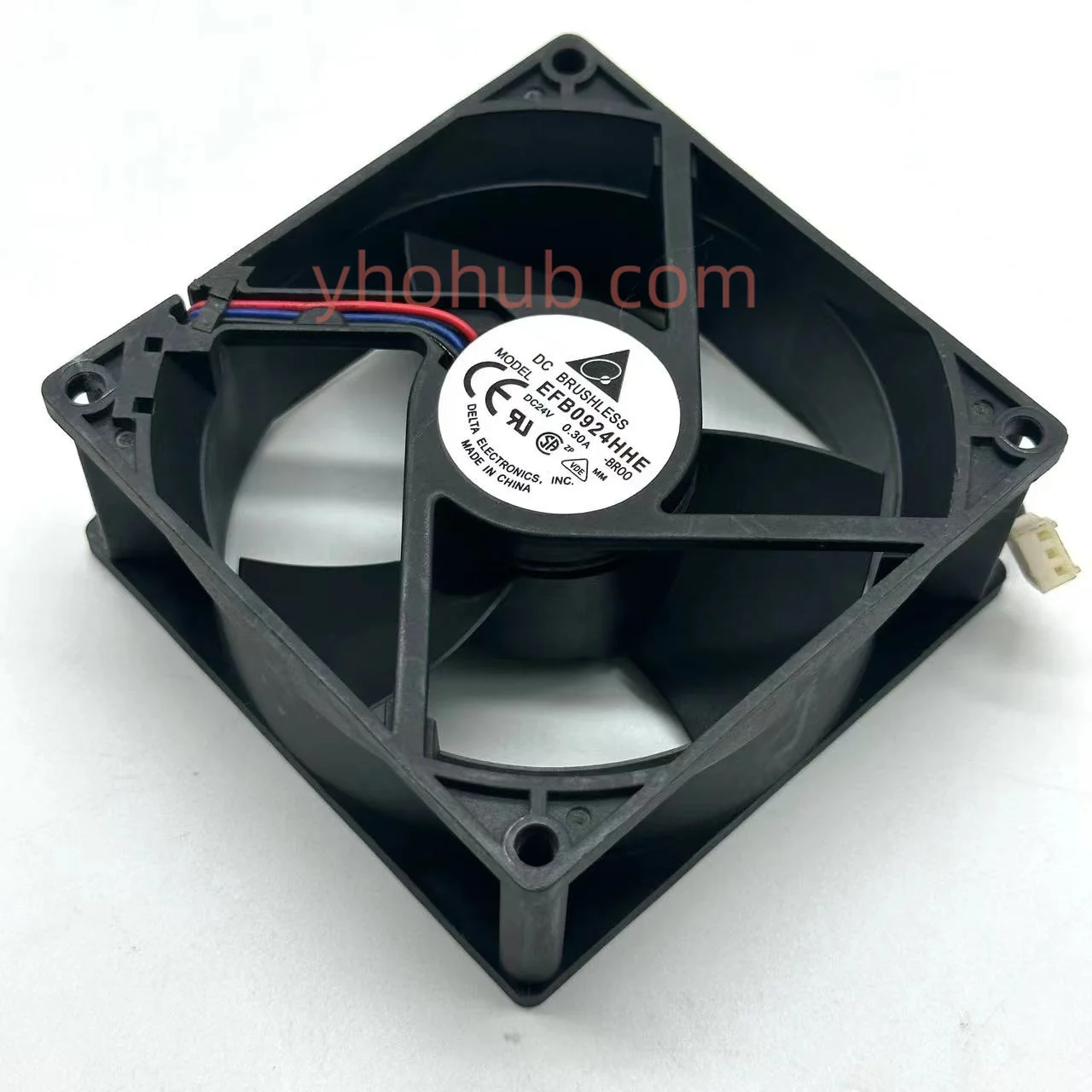 

3-проводной Вентилятор охлаждения сервера Delta Electronics EFB0924HHE BR00 3620909911 DC 24 В 0,30 а 90x90x38 мм