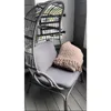 Outdoor Narrow Egg Chair Wicker, Patio Rattan Basket Chair with 370lbs Capacity Indoor Egg Chairs with Stand & Cushion 5