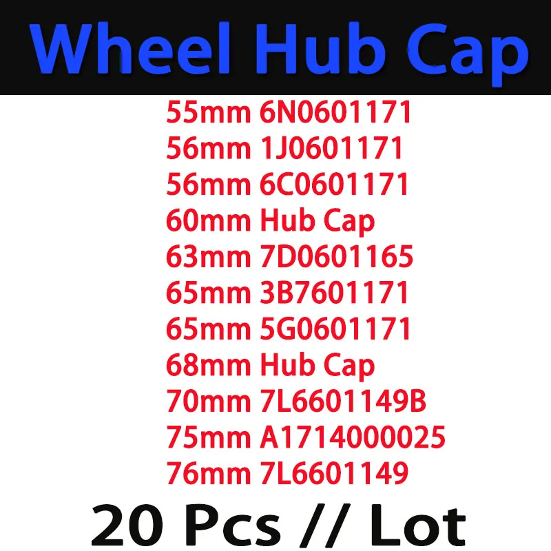 20pcsBlackSilver50mm-76mmNewAutoWheelCenterHubCapsCarStylingAccessorieRimCapsDust-ProofCoverBadgeLogoEmblem-AliExpress34
