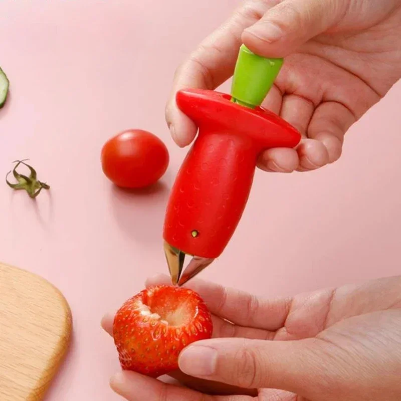 Stainless Steel Fruit Stem Removing Clip for Pineapple Strawberry Tomato
