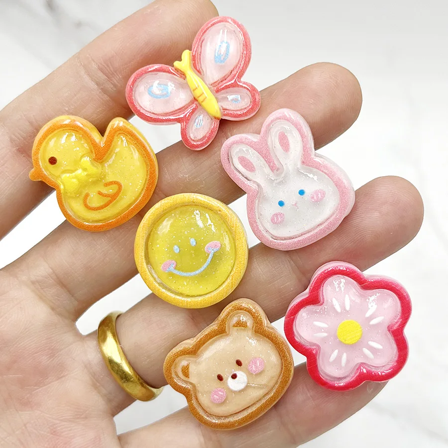 Cute Cartoon Animals Resin Shoe Charm Sandals Accessories Diy Shoe Buckle Decor Fit Pins Jibz For Crocs Charms Kids Party Gift