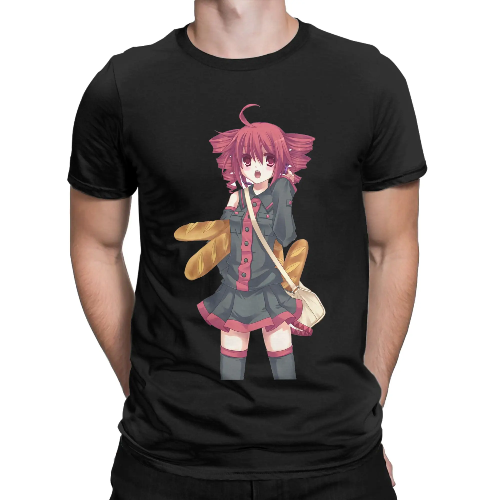 Kasane Teto Men's Funny Cool Cotton Tee - Cute Round Neck Short Sleeve T-Shirt Gift Idea