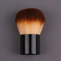 Outil de beauté de pinceau de maquillage-1 pièces fond de teint, Blush, correcteur, Contour, point culminant, pinceau de joue pour mélanger, dessus rond coudé 5